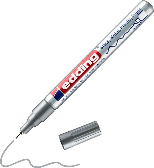 Edding Permanent Marker 0.8mm Silver