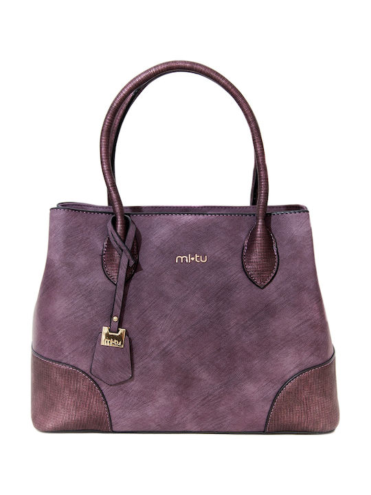 Geantă de damă Tote De mână Burgundy