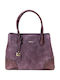 Geantă de damă Tote De mână Burgundy