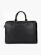 Leder Herrentasche Geldbörse Schwarz