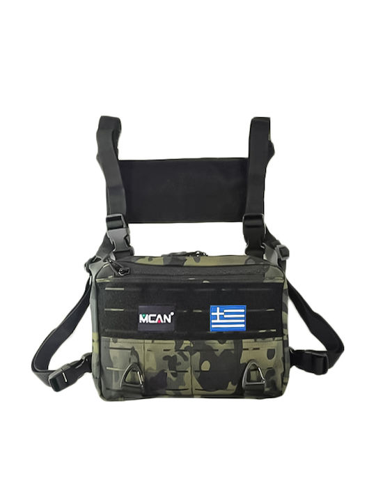 Ανδρική Τσάντα Στήθους Πράσινη
