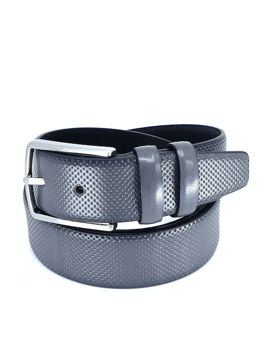 Legend Accessories Men's Belt Leather Gray