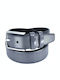 Men's Belt Leather Gray