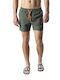 Devergo Men's Swimwear Shorts Khaki Striped