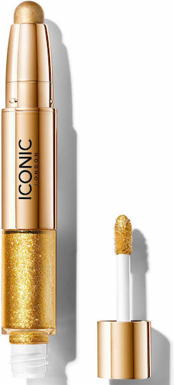 Iconic London Doppel-Lidschatten in flüssiger Form in Gold Farbe 5.14gr