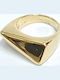 Kostibas Fashion Damen Ring aus Stahl Vergoldet