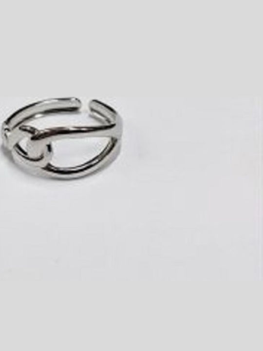Kostibas Fashion Damen Ring aus Stahl Vergoldet