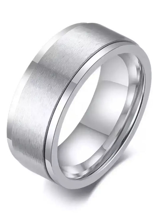 Bode Herren Ring Ehering aus Stahl Vergoldet