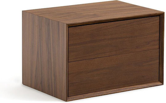 Hängeschrank fürs Wohnzimmer aus MDF Braun 60x42x39cm