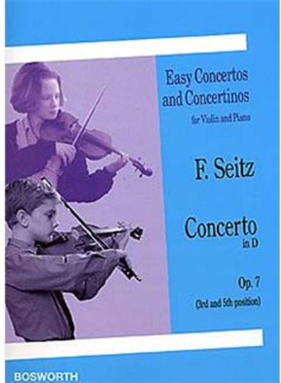 Bosworth Edition SEITZ Concerto pentru Vioară / Pian / Instrumente cu coarde