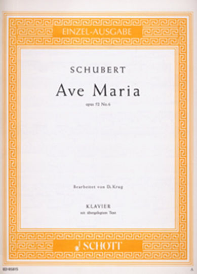 Curci Franz Schubert Ave Maria pentru Pian