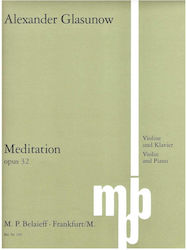 M. P. Belaieff Glasunow Meditation OP.32