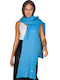 Women's Knitted Scarf Light Blue