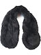 Women's Fur Neck Warmer Black