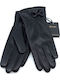 Schwarz Leder Handschuhe Berührung