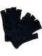 Gift-Me Navy Μπλε Γυναικεία Πλεκτά Γάντια με Κομμένα Δάχτυλα
