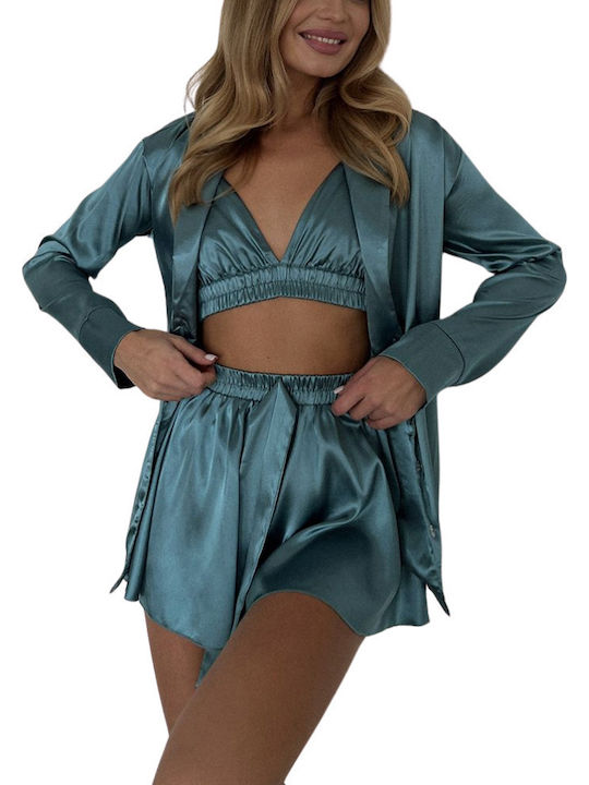 La Lolita Amsterdam Winter Women's Robe with Pa...