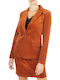 Fransa Damen Zeichenfolge Blazer Braun 20606688-60191