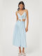 BSB Denim High Waist Midi Skirt