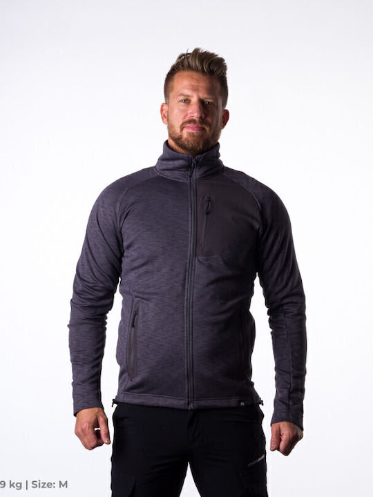 Northfinder Ανδρική Ζακέτα Fleece Γκρι