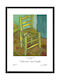 Walls Van Gogh's Chair Frame Copy of Van Gogh Wooden 60x90cm