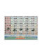 Walls Multicolored Basketball Court Painting on Canvas 90x60cm