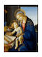 I-gallery The Virgin And Πίνακας Αντίγραφο του Sandro Botticelli σε Καμβά 30x40cm