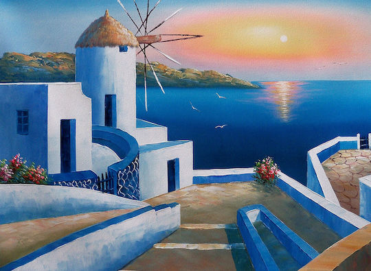 I-gallery Gemälde auf Leinwand 70x50cm