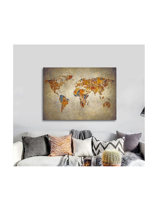 I-gallery World Tablou pe Pânză 90x60cm