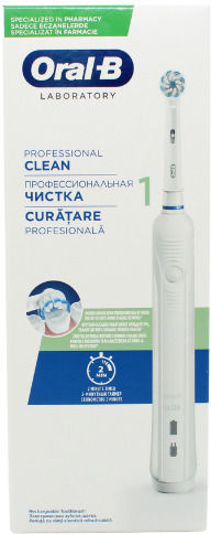 Oral-B Professional Clean 1 Electric Toothbrush with Pressure Sensor White
