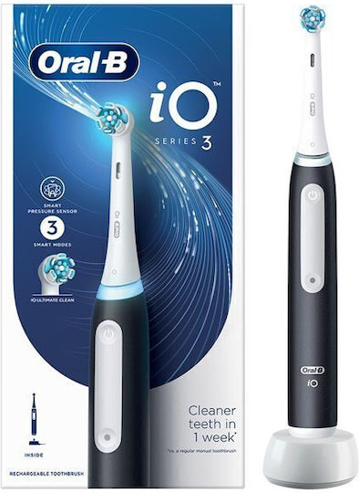 Oral-B iO Series 3 Periuță de dinți electrică cu Senzor de Presiune Negru