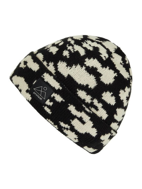 Protest Knitted Beanie Cap Black