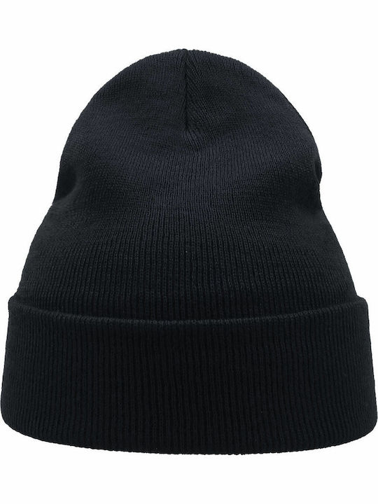 Wind Knitted Beanie Cap Navy Blue
