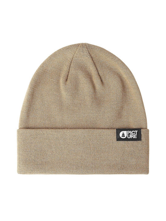 Picture Organic Clothing Knitted Beanie Cap Beige
