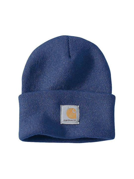 Carhartt Beanie Unisex Σκούφος Πλεκτός σε Μπλε χρώμα