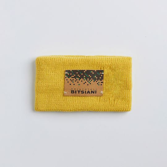 Γυναικείο Headband Πλεκτό σε Κίτρινο χρώμα
