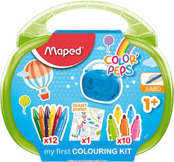 Maped Valiză De Pictură Verde Pentru Copii 1+ Ani