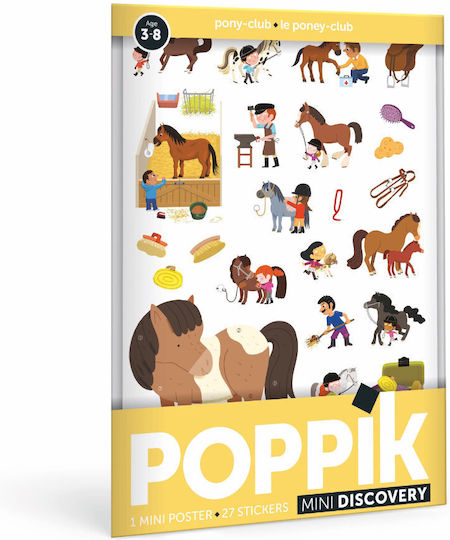 Poppik Αυτοκόλλητα για Παιδιά 3+ Ετών