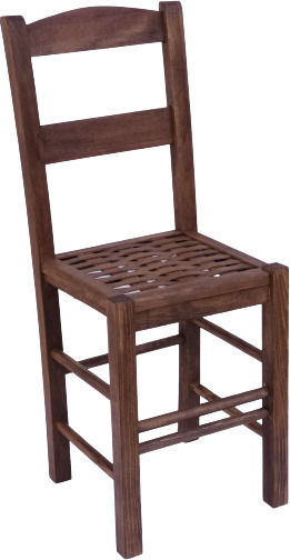 Cafe Wooden Chair Brown 34x40x90cm