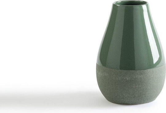 La Redoute Interieurs Διακοσμητικό Βάζο Keramik Grün 19cm 1Stück