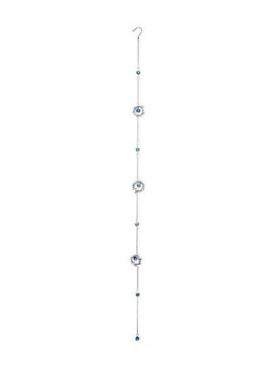 JK Home Decoration Weihnachtsgirlande Aus Metall Hellblau