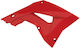 Polisport Motorcycle Side Plastic for Honda CR 250 Red 2pcs