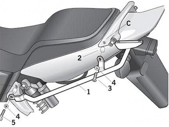 Shad Motorcycle Luggage Rack for Honda CB 1300