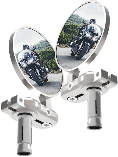 Oxford Motorcycle Mirrors 2pcs Silver