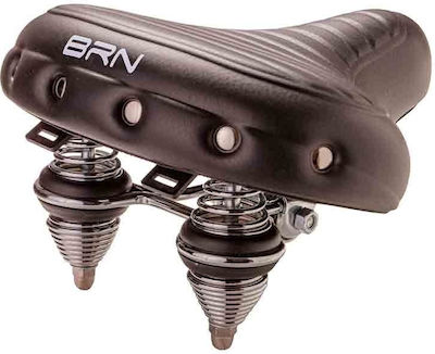 BRN Black City Bicycle Saddle