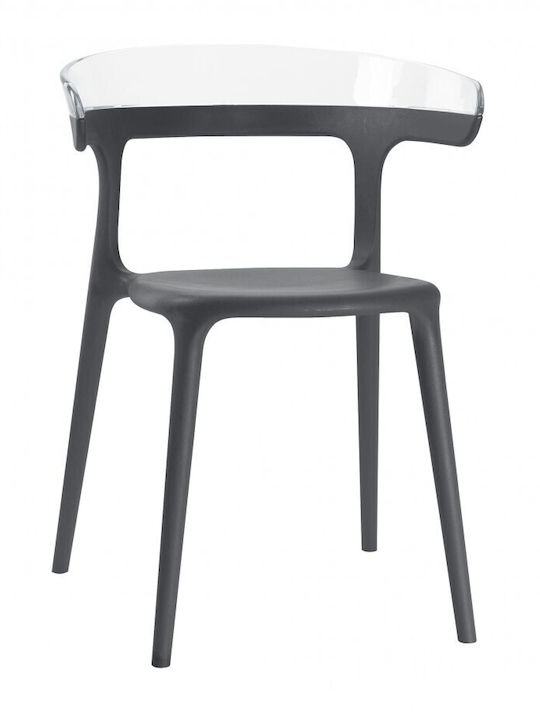 Papatya Gartenstühle Kunststoff Luna Schwarze 5...