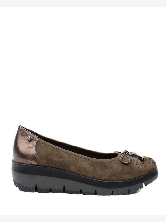 Γυναικεία Loafers σε Καφέ Χρώμα