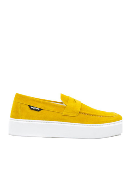 Women's Loafers in Yellow Color