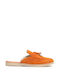 Philippe Lang Flat Mules Orange