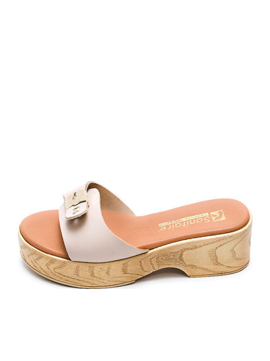 Anatomische Damenplattformen Beige